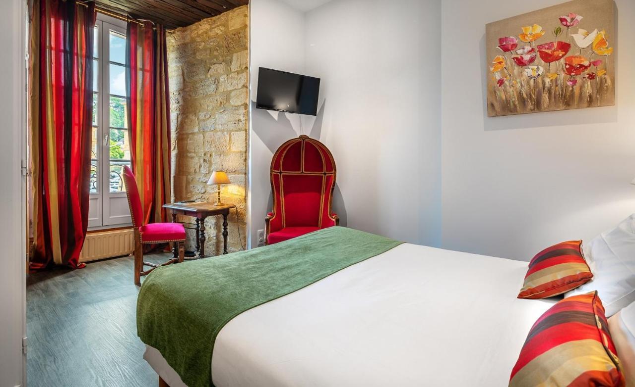 Hotel La Couleuvrine Sarlat Centre Ville Dış mekan fotoğraf
